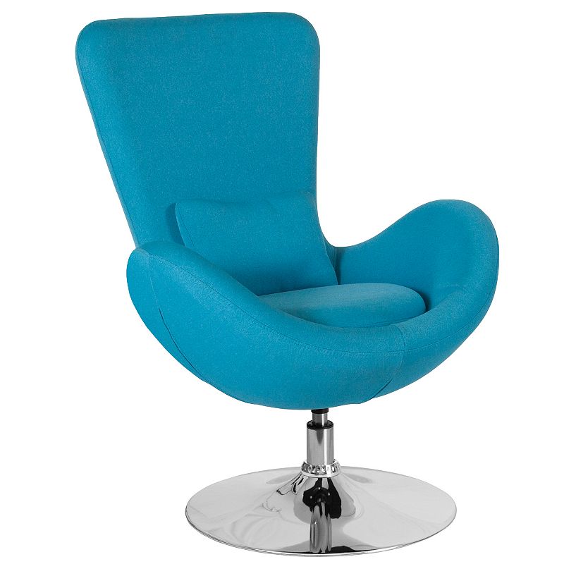 Flash Furniture Egg Series Fabric Side Reception Chair