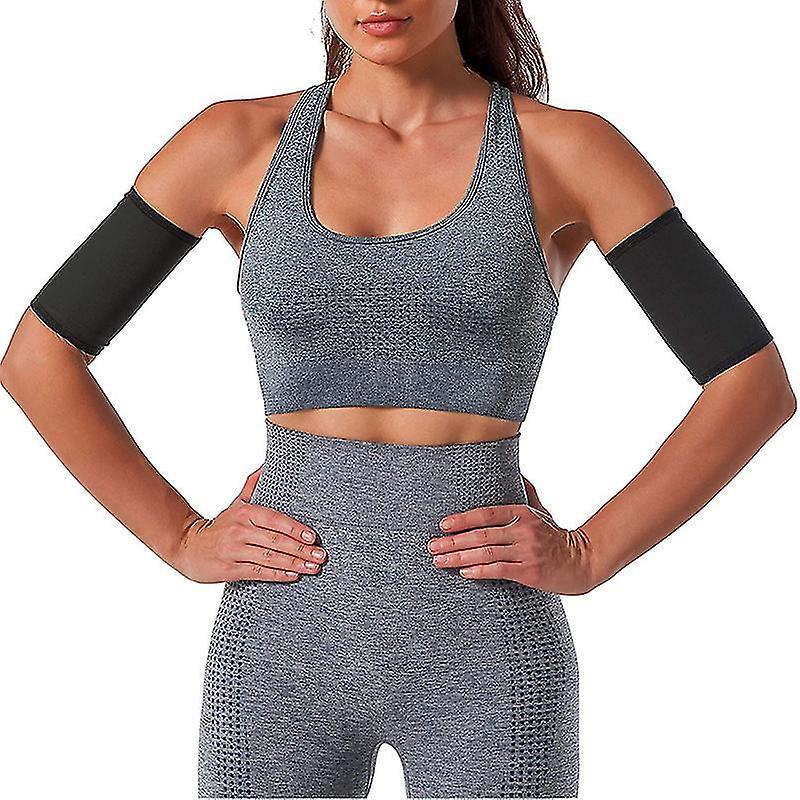 1 Pair Arm Wraps Trimmer Shaper Workout Fast Fat Burner Compression Hot Sweat Arm Sauna Sleeves for