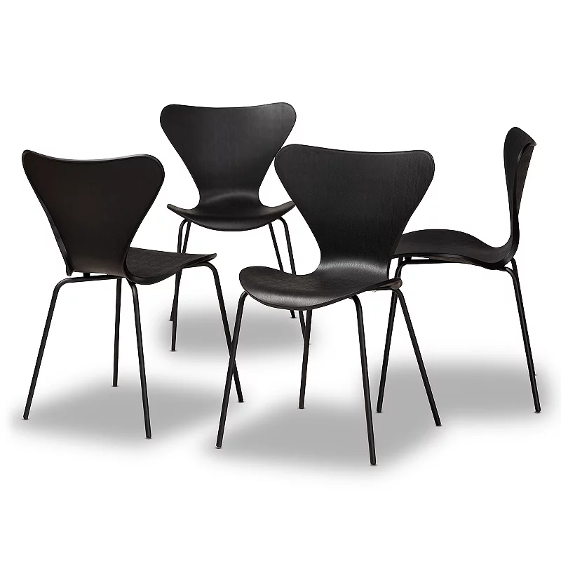 Baxton Studio Jaden Dining Chair 4-Piece Set