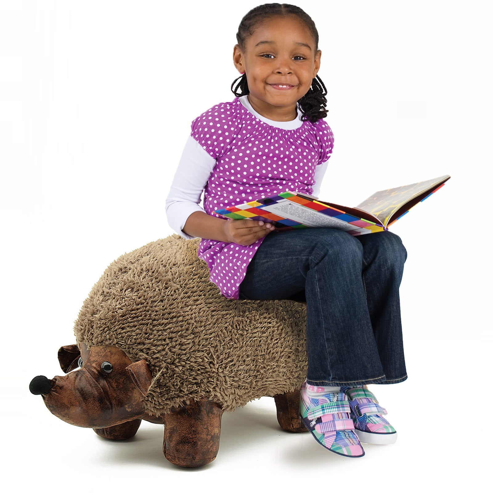 Cute Hedgehog Kids Stool T13269