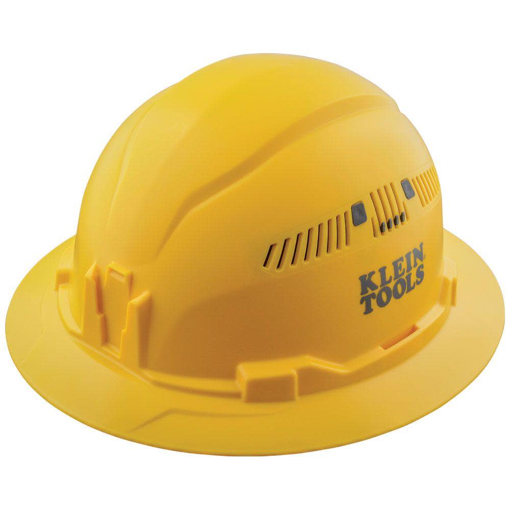 Klein Tools Hard Hat Vented Full Brim Yellow 60262 from Klein Tools