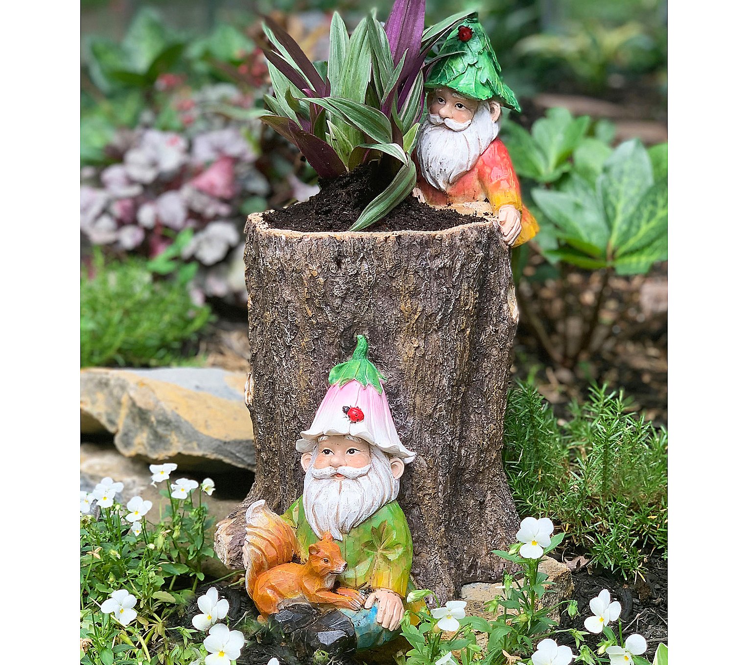 RCS Planter Gnome Tree Stump