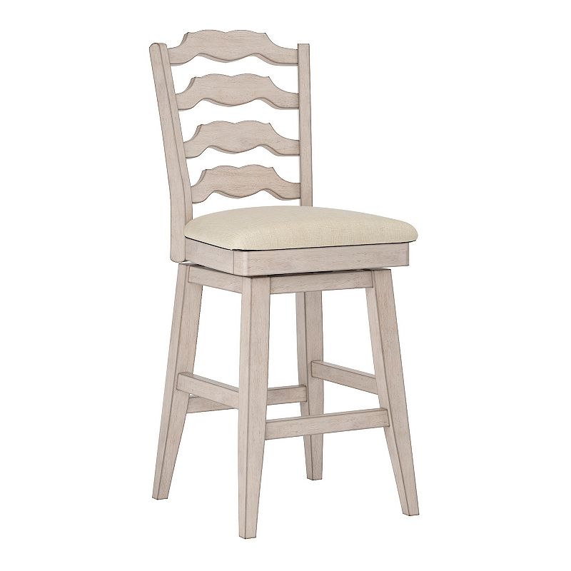 HomeVance Zackery Ladder Back Swivel Dining Chair