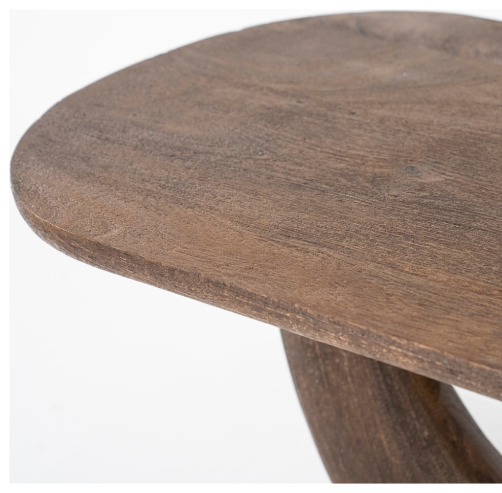 Mango Wood Oval Coffee Table  By Boo Donn   Transitional   Coffee Tables   by Oroa   Distinctive Furniture  Houzz