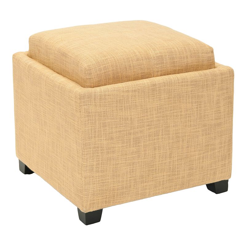 Safavieh Bennett Square Single Tray Storage Ottoman