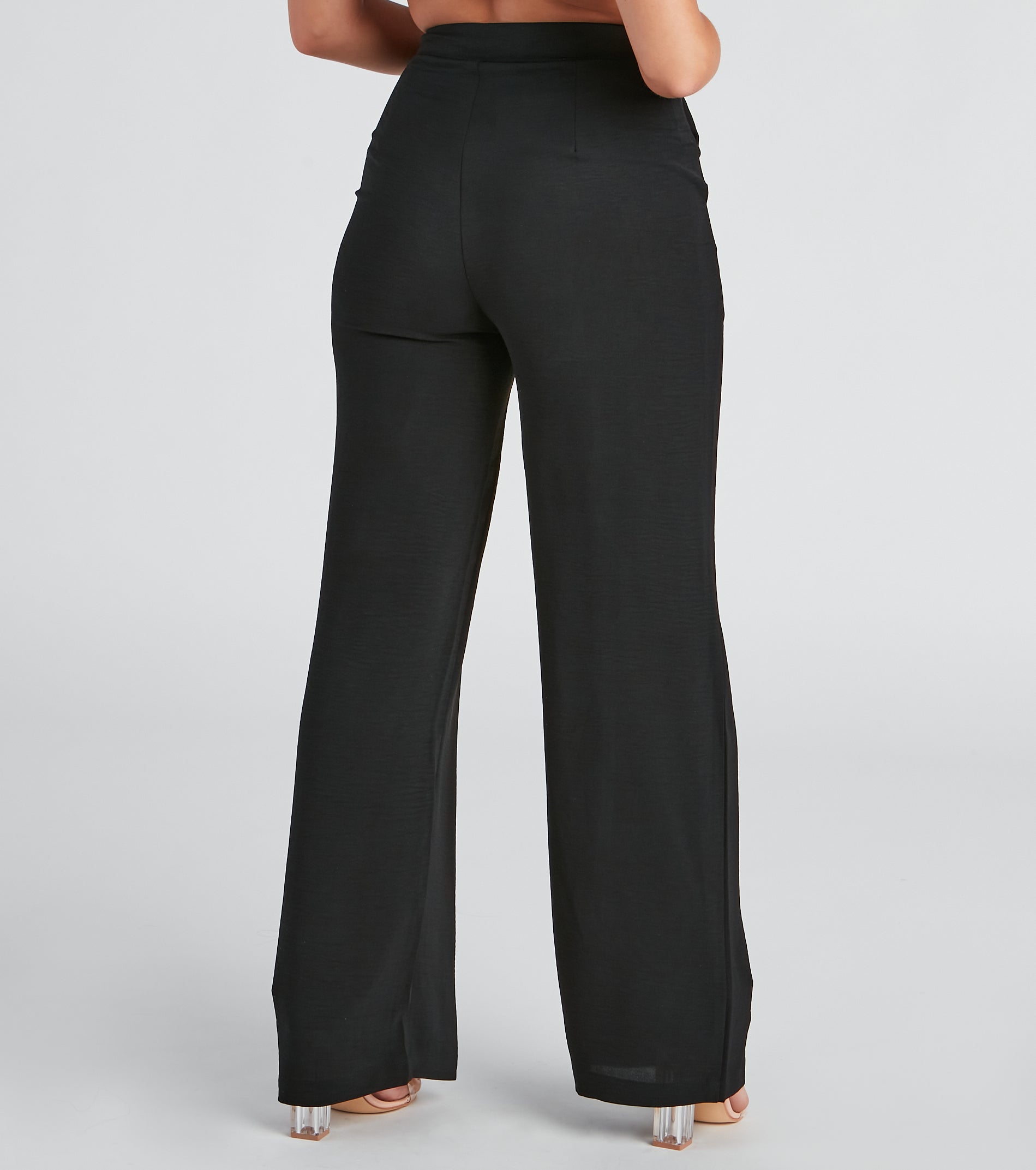 The Right Path Wide-Leg Trouser Pants