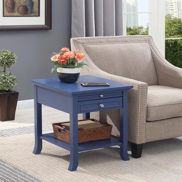 American Heritage Logan End Table with Drawer and Slide