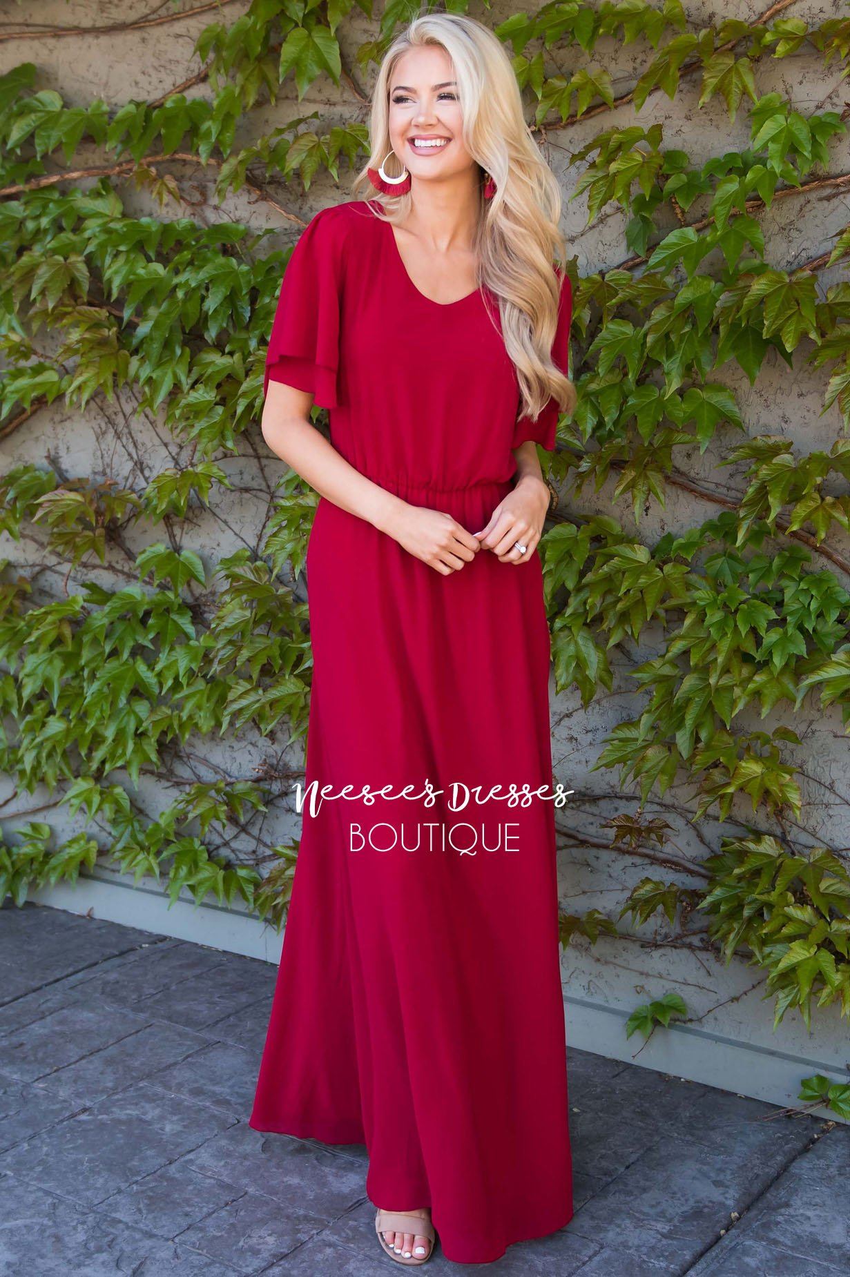 The Chloe Chiffon Maxi Dress