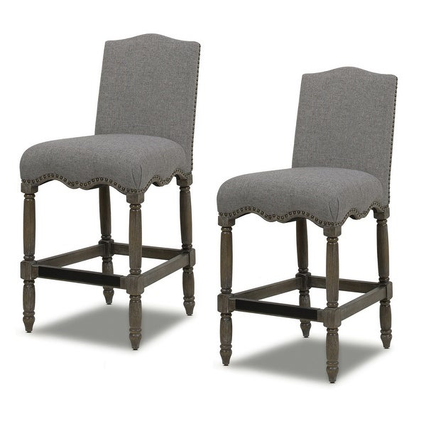 The Gray Barn Odile Lake Farmhouse Upholstered Counter Or Bar Stool