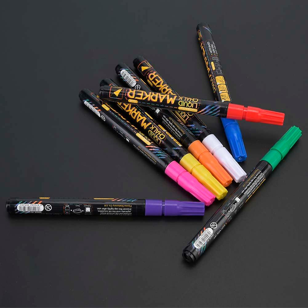 1.0 Mm Fine Word Erasable Liquid Chalk  Blackboard Marker Highlighter Lamp Board Pen