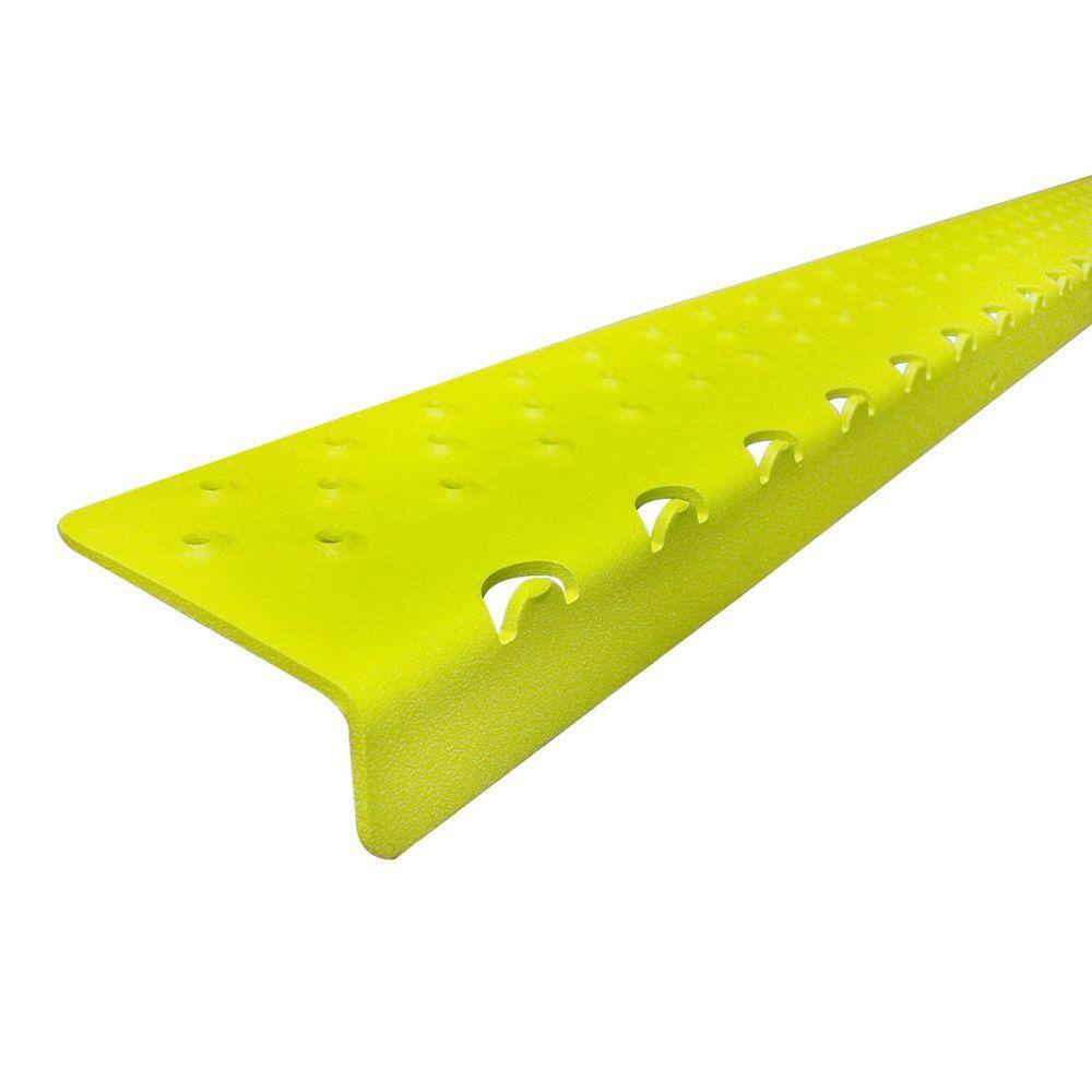 Handi Treads 2.75 in. x 30 in. x 1.125 in. Non-Slip Aluminum Nosing Yellow NSN122730YLB