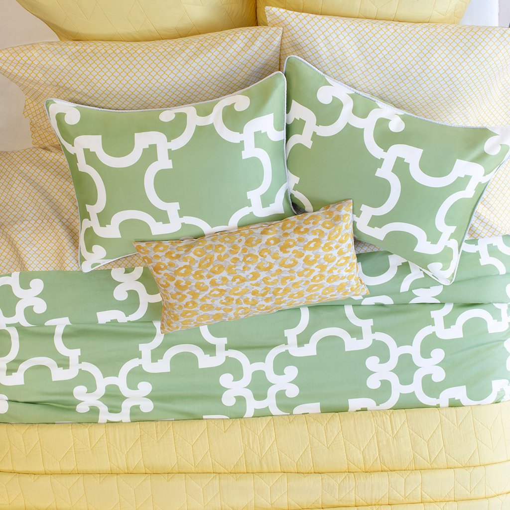 Green Noe Duvet Cover