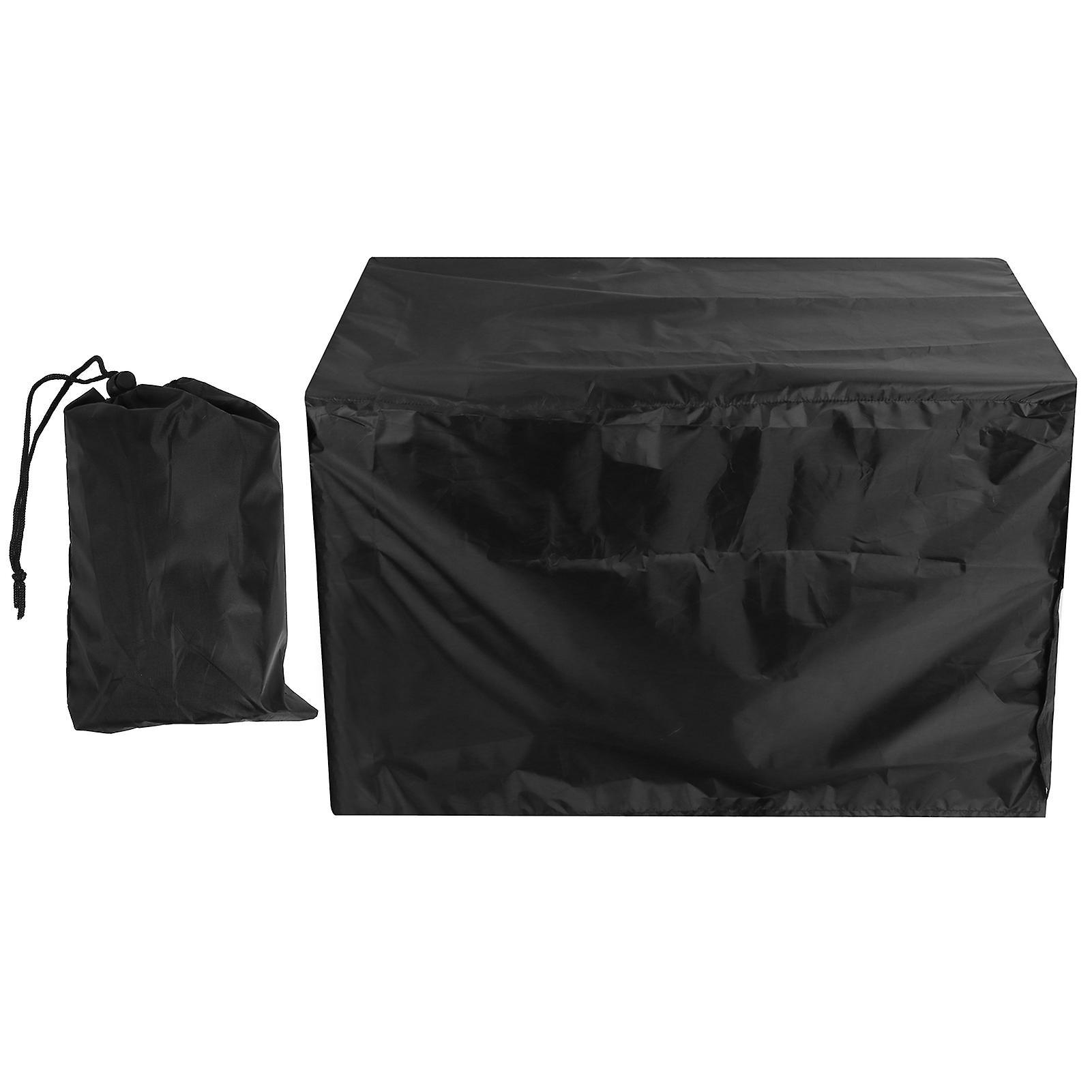 Dog Kennel Cover Antimosquito Dustproof Oxford Dog Cage Cover For Outdoor Pet Kennelblack L:42inches