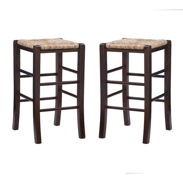 Linon Graham Backless Counter Stool (Set of 2)