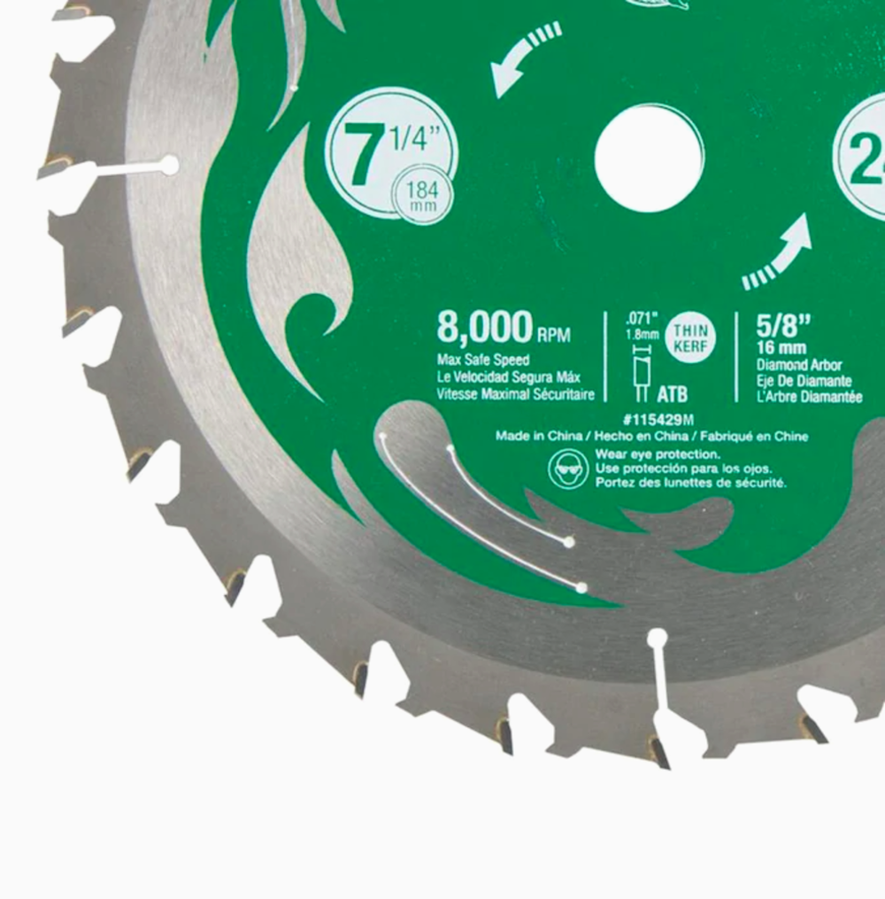 Metabo HPT Viper Saw Blade 7 ​1/4