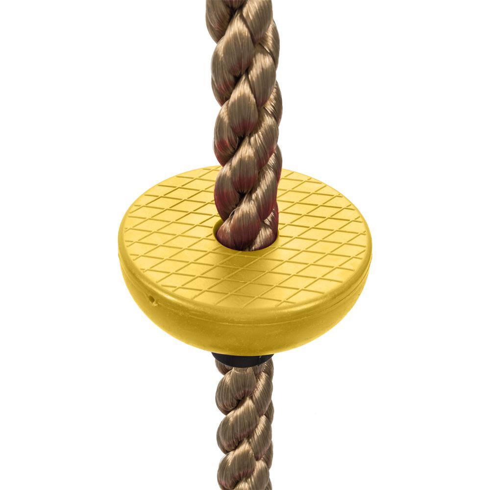 Karl home Climbing Rope Swing Disc Swing for Kids Yellow 890005160270