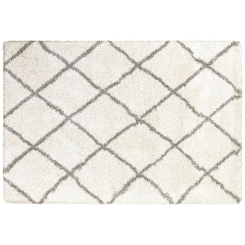 StyleHaven Hillcrest Diamond Lattice Shag Rug