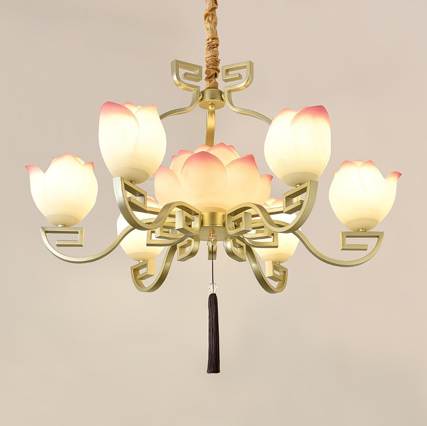 Lotus Bloom Chandelier