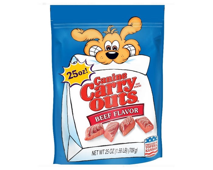 Canine Carry Outs Dog Treats - Beef Flavor， 25 oz.