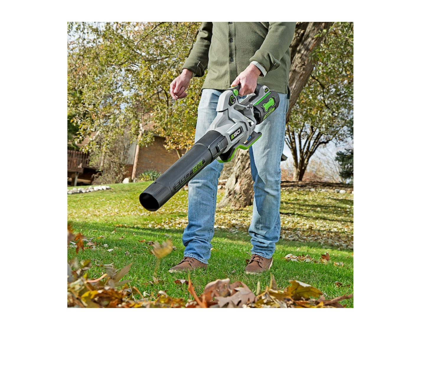 EGO LB6500 POWER+ 56-volt 650-CFM 160-MPH Brushless Handheld Cordless Electric Leaf Blower (Tool Only)