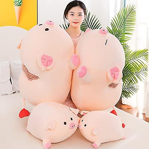 Pig Stuffed Animal Plush Hugging Pillow，23.7pig Stuffed Plush Pillows Hugging，fat Soft Cute Toy Birthday Gift Squishy Anime Marshmallow Fluffy Adults(