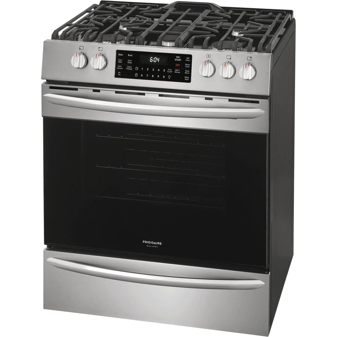 Frigidaire Gallery 30-inch Gas Range with Air Fry Technology FGGH3047VF