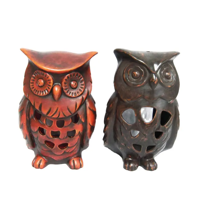 Wholesale Cheap Factory Supply Garden Ornaments Outdoor Miniatures Animal Craft Diy Owl Figurine Animal Decoration