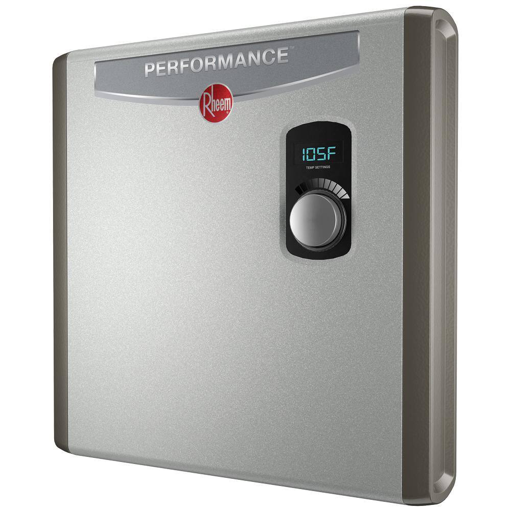 Rheem Performance 24 kw Self-Modulating 4.68 GPM Tankless Electric Water Heater RETEX-24