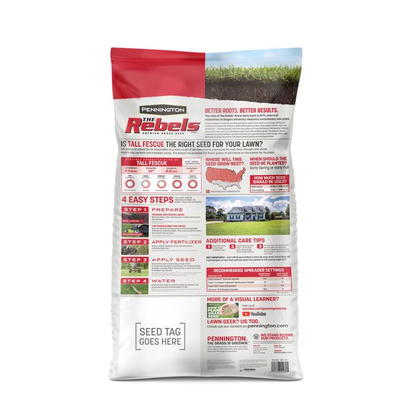 REBEL TALL FESCUE 20 LB