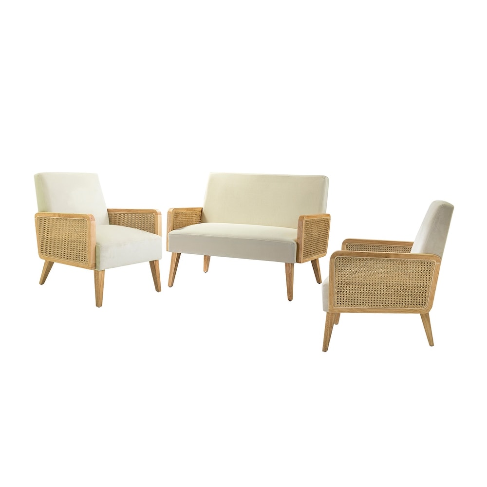 Hauke 3 Piece Living Room Set by HULALA HOME