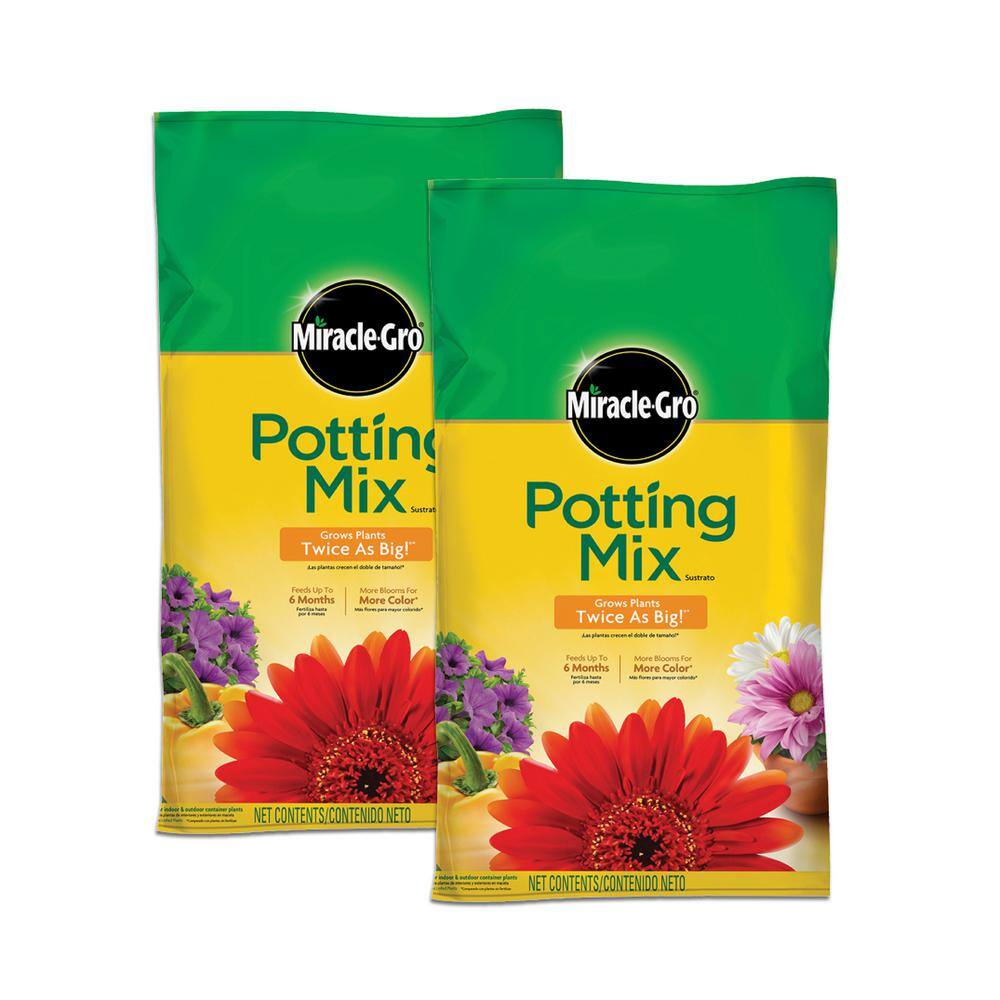 Miracle-Gro Potting Mix 16 qt. 2-Pack VB00009