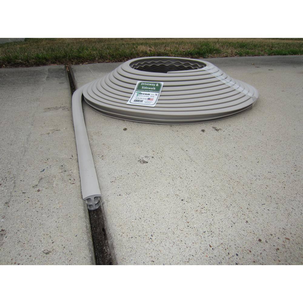 Trim-A-Slab 316 in. x 50 ft. Concrete Expansion Joint in Black 3547