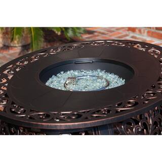 Fire Sense Toulon 48 in. W x 24 in. H Outdoor Gas Fire Pit 62198