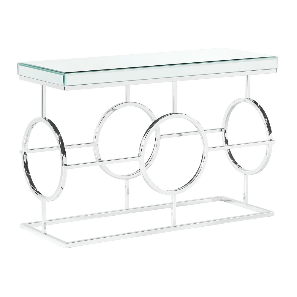 Picket House Furnishings Katie Rectangle Mirrored Sofa Table