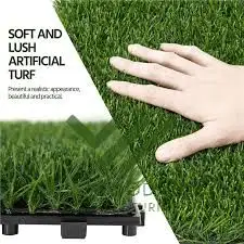 Interlocking Artificial Grass Transform Your Outdoor Space with Ease  Eco Friendly manufacturing directly from factory VIETWOOD