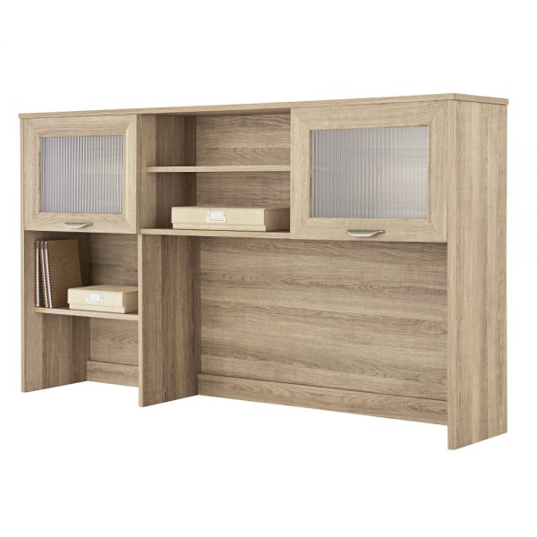 Magellan 58” Hutch for Corner/L-Desk， Blonde Ash