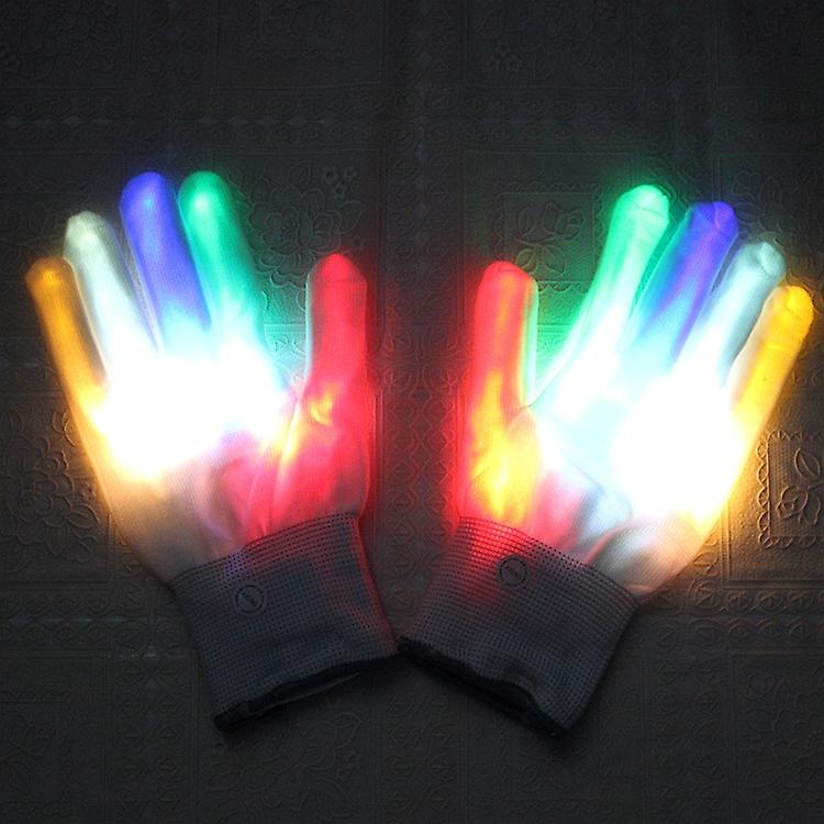 Light Up Gloves Glowing Costume Party Cool Toys For Kids And Adults