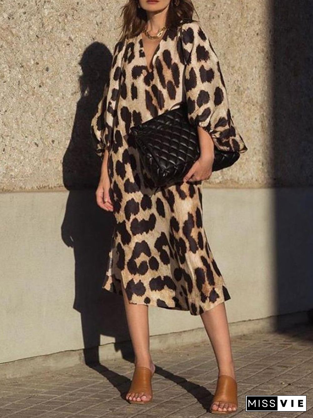 Wild Woman Leopard Print Dress P16397