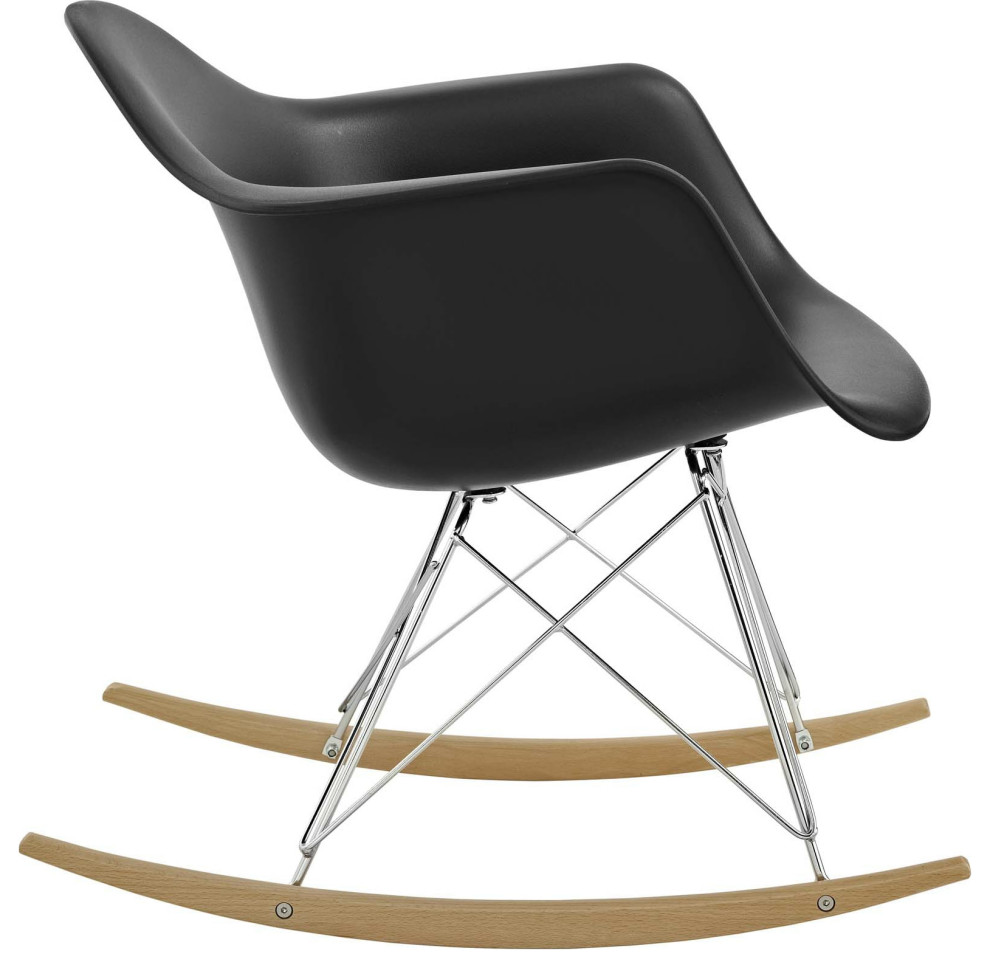 Trasna Pp Plastic Lounge Chair   Midcentury   Rocking Chairs   by HedgeApple  Houzz