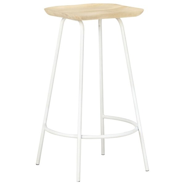 vidaXL Bar Stools 4 pcs Solid Mango Wood