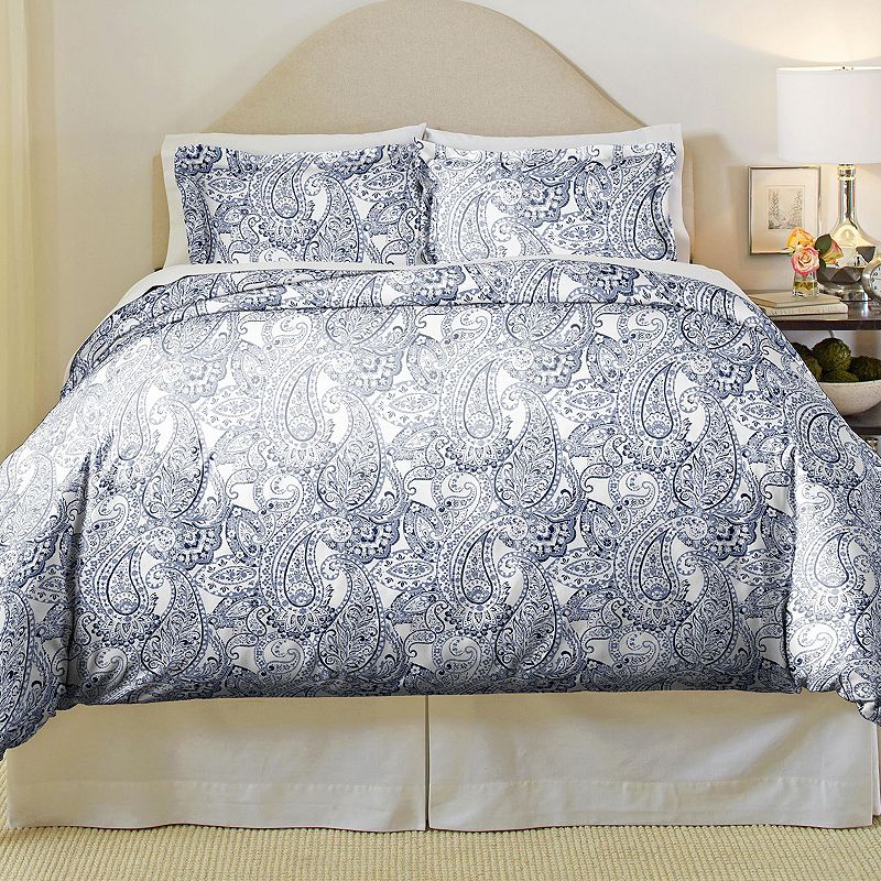 Pointehaven Boho Paisley Duvet Cover Set