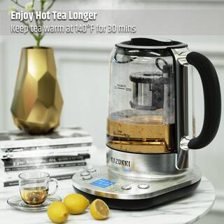 Razorri Electric Tea Maker 1.7L with Automatic Infuser for Tea Brewing Stainless Steel PTK17A