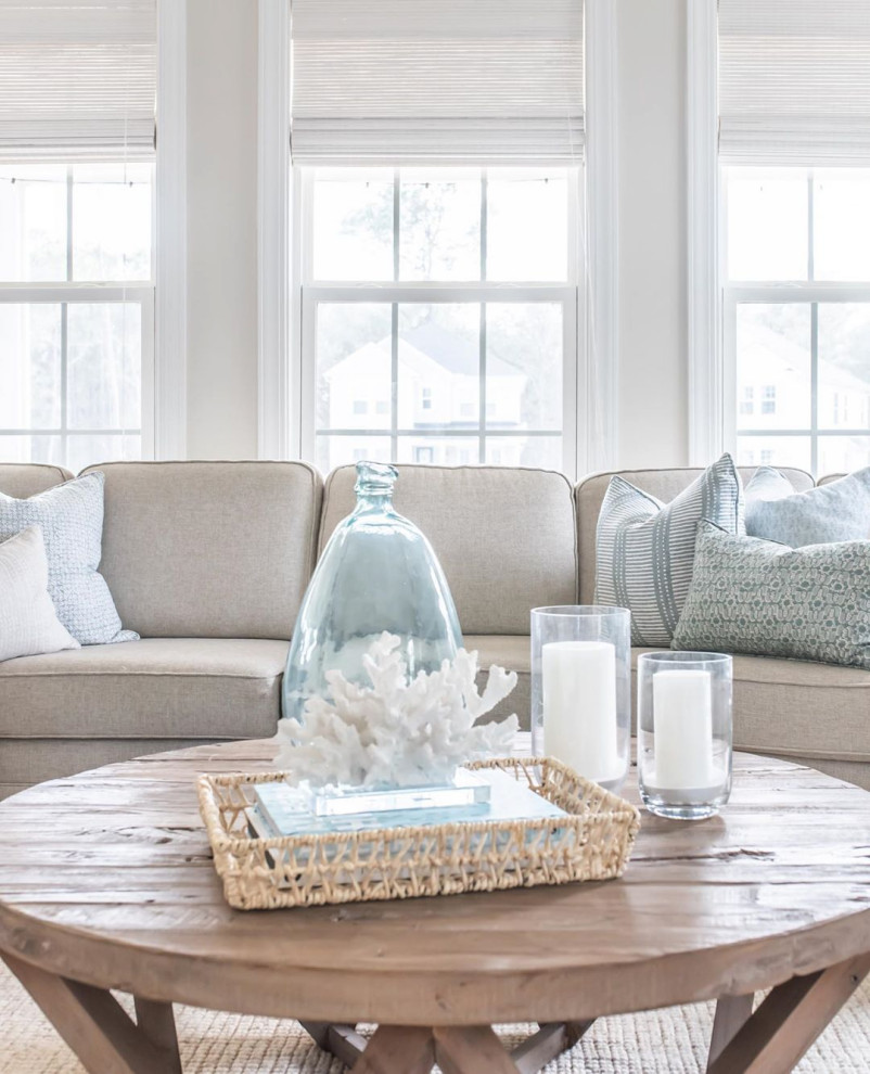 Luxe Rustic Geometric Reclaimed Wood  Coffee Table Round Zig Zag Open Triangle   Rustic   Coffee Tables   by My Swanky Home  Houzz