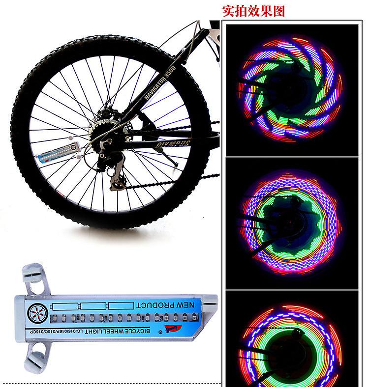 Led Bike Wheel Lights - Waterproof Bicycle Wheel Lights， Ultra Bright Bike Spoke Lights Bike Tire Lights， Safety Adult And Kids Bike Accessories， Cool