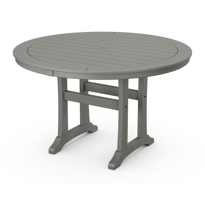 POLYWOOD 48 Round Outdoor Table - NAUTICAL Style  Dining, Counter or Bar Height