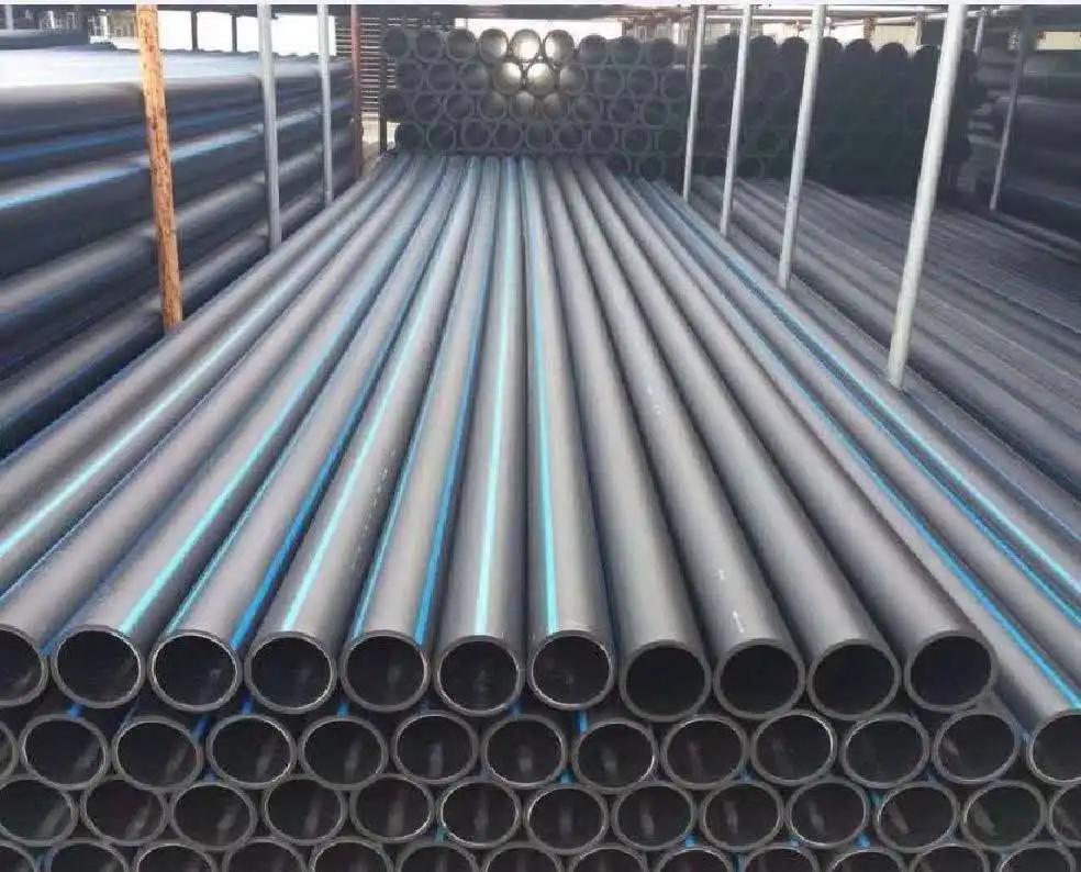 High Quality Durable Garden Farmland Irrigation Water Pipe Black PE Coil Irrigation Water Main Pipeline HDPE Pipe