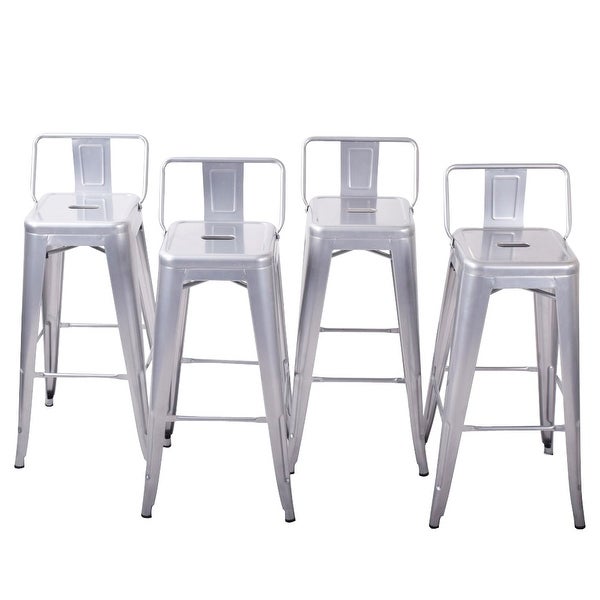 BELLEZE 24 / 30 Seat Height Metal Barstools， 46 Selections Available