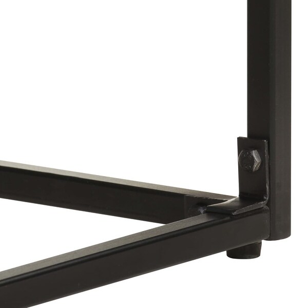 vidaXL Console Table Black 43.3