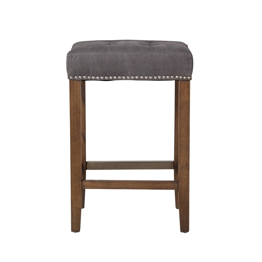 Counter Stool with Wood Legs