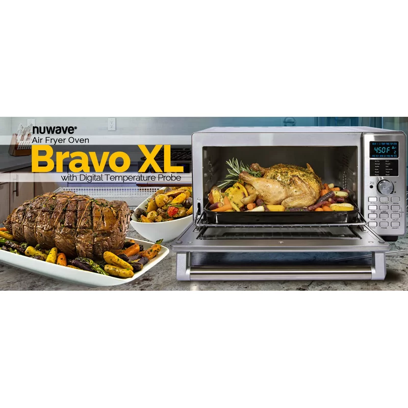 NuWave 20801 Bravo XL 1 Cu. Ft. Air Fryer Toaster Oven